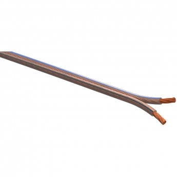 Акустический кабель ЭРА 2х0,75 мм2 прозрачный 100м Акустический кабель ЭРА 2х0,75 мм2 прозрачный 100м