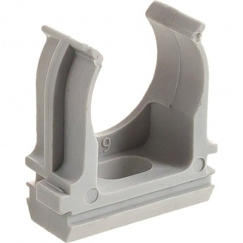 Держатель для труб (клипса) ЭРА Б0020123 d20мм серый Держатель для труб (клипса) ЭРА Б0020123 d20мм серый