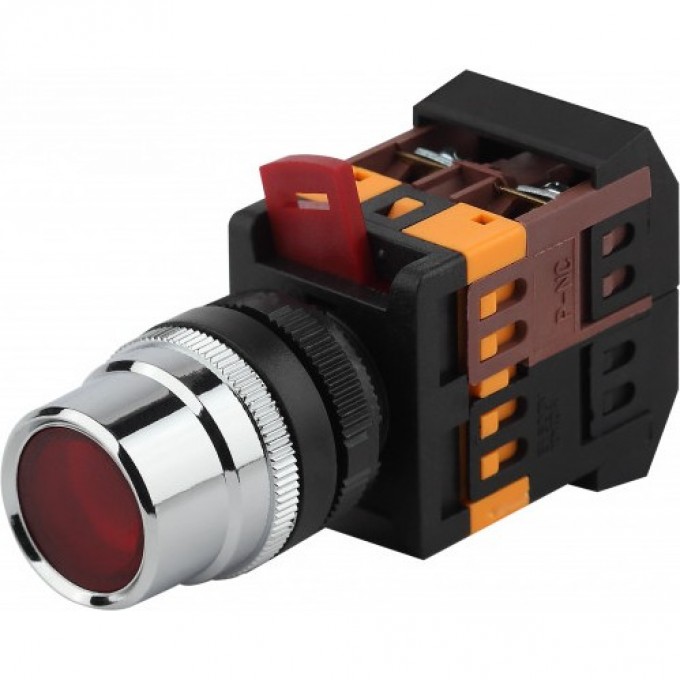 Кнопка ЭРА ABLF-22 красн. D22мм неон/240В 1з+1р BBT10-ABLF-K04E Б0045648 B0045648 Кнопка ЭРА ABLF-22 красн. D22мм неон/240В 1з+1р BBT10-ABLF-K04E Б0045648 B0045648