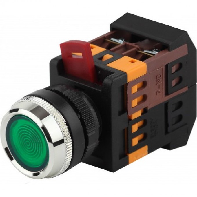 Кнопка ЭРА ABLFS-22 зел. D22мм неон/240В 1з+1р BBT30-ABLFS-K06E Б0045656 B0045656 Кнопка ЭРА ABLFS-22 зел. D22мм неон/240В 1з+1р BBT30-ABLFS-K06E Б0045656 B0045656