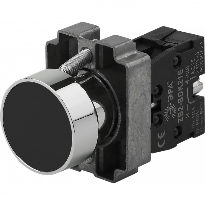 Кнопка управления ЭРА LAY5-BA21 без подсветки черная 1з BBT60-BA-K02E B0045664 Кнопка управления ЭРА LAY5-BA21 без подсветки черная 1з BBT60-BA-K02E B0045664