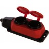 Колодка ЭРА K-2E-RED-IP44 каучуковая с заземлением 2 розетки 16A IP44 красная B0044551 Колодка ЭРА K-2E-RED-IP44 каучуковая с заземлением 2 розетки 16A IP44 красная B0044551