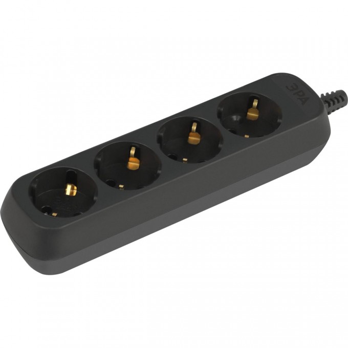 Колодка удлинителя ЭРА Б0061730 KX-4e-B 4-м с заземлением черный B0061730 Колодка удлинителя ЭРА Б0061730 KX-4e-B 4-м с заземлением черный B0061730