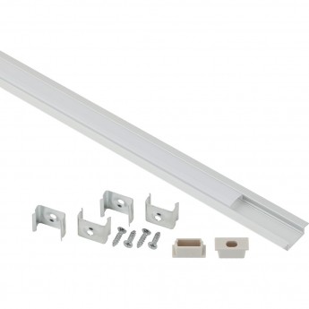 Комплект с врезным анодированным профилем с фланцем ЭРА Б0039464 CAB251 21х6мм 2м 2206 Комплект с врезным анодированным профилем с фланцем ЭРА Б0039464 CAB251 21х6мм 2м 2206