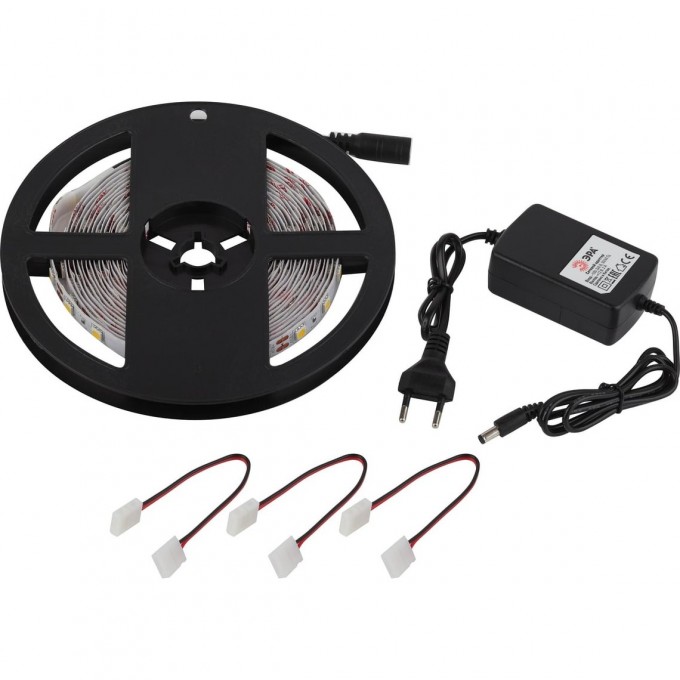 Комплект светодиодной ленты ЭРА Б0043066 5050kit-14.4-60-12-IP20-2700 теплый белый 12В 5м B0043066 Комплект светодиодной ленты ЭРА Б0043066 5050kit-14.4-60-12-IP20-2700 теплый белый 12В 5м B0043066