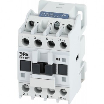 Контактор ЭРА PRO KKM11-018-230-01-E КМИ-11811 18А 230В/АС3 1НЗ