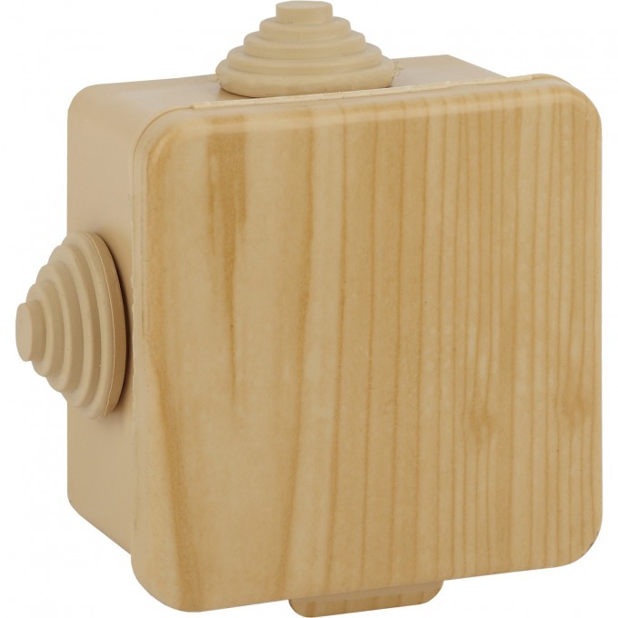 Коробка ЭРА распаячн. открытой установки КОР сосна 65х65х50мм с гермовводами 4 вх. IP54 B0043227 Коробка ЭРА распаячн. открытой установки КОР сосна 65х65х50мм с гермовводами 4 вх. IP54 B0043227