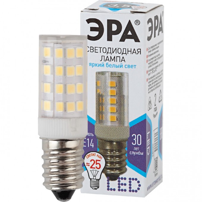 Лампа светодиодная ЭРА T25-3.5W-CORN-840-E14 280лм Б0028745 B0028745 Лампа светодиодная ЭРА T25-3.5W-CORN-840-E14 280лм Б0028745 B0028745