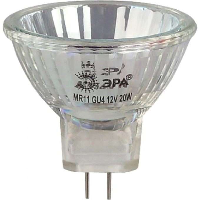 Лампочка галогенная ЭРА GU4-MR11-20W-12V-30CL GU4 20Вт софит теплый белый свет C0027361 Лампочка галогенная ЭРА GU4-MR11-20W-12V-30CL GU4 20Вт софит теплый белый свет C0027361