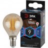 Лампочка светодиодная ЭРА F-LED P45-9W-840-E14 gold E14 / Е14 9Вт филамент шар золотистый нейтральный белый свет B0047028 Лампочка светодиодная ЭРА F-LED P45-9W-840-E14 gold E14 / Е14 9Вт филамент шар золотистый нейтральный белый свет B0047028