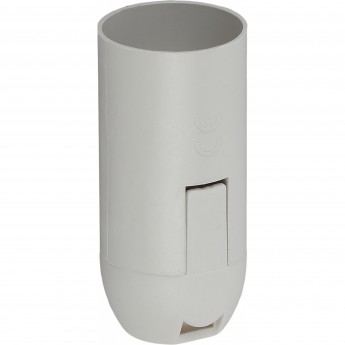 Патрон ЭРА Е14 подвесной пластик белый x50