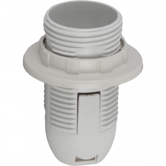 Патрон ЭРА Е14 с кольцом пластик белый x50 B0043746 Патрон ЭРА Е14 с кольцом пластик белый x50 B0043746