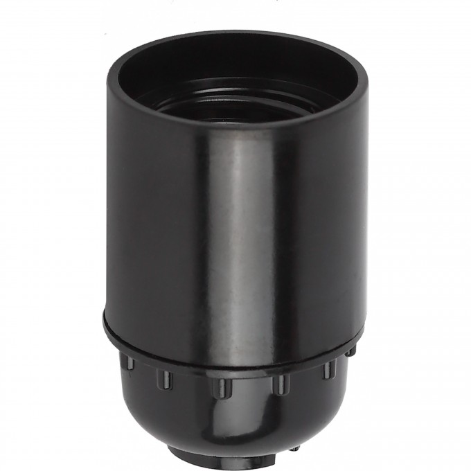 Патрон ЭРА Е27 подвесной бакелит черный x50 B0044085 Патрон ЭРА Е27 подвесной бакелит черный x50 B0044085