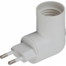 Переходник ЭРА вилка-Е27 с выключателем белый B0027981 Переходник ЭРА вилка-Е27 с выключателем белый B0027981