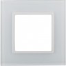 Рамка 1-м ЭРА ELEGANCE 14-5101-01 стекло белый +белый B0059166 Рамка 1-м ЭРА ELEGANCE 14-5101-01 стекло белый +белый B0059166