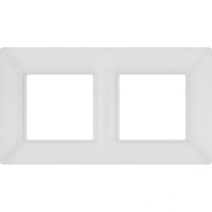 Рамка для розеток и выключателей ЭРА ELEGANCE Б0065814 14-5002-01М на 2 поста матовый белый B0065814 Рамка для розеток и выключателей ЭРА ELEGANCE Б0065814 14-5002-01М на 2 поста матовый белый B0065814