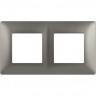 Рамка для розеток и выключателей ЭРА ELEGANCE Б0065815 14-5002-16 на 2 поста титан B0065815 Рамка для розеток и выключателей ЭРА ELEGANCE Б0065815 14-5002-16 на 2 поста титан B0065815