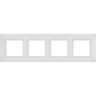 Рамка для розеток и выключателей ЭРА ELEGANCE Б0065818 14-5004-01М на 4 поста матовый белый B0065818 Рамка для розеток и выключателей ЭРА ELEGANCE Б0065818 14-5004-01М на 4 поста матовый белый B0065818
