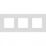 Рамка для розеток и выключателей ЭРА ELEGANCE Б0065826 14-5013-01М Classic на 3 поста матовый белый B0065826 Рамка для розеток и выключателей ЭРА ELEGANCE Б0065826 14-5013-01М Classic на 3 поста матовый белый B0065826