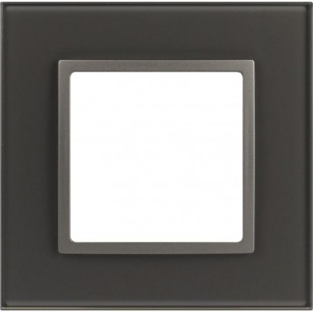 Рамка для розеток и выключателей ЭРА ELEGANCE Б0065833 14-5101-16 на 1 пост стекло титан Рамка для розеток и выключателей ЭРА ELEGANCE Б0065833 14-5101-16 на 1 пост стекло титан