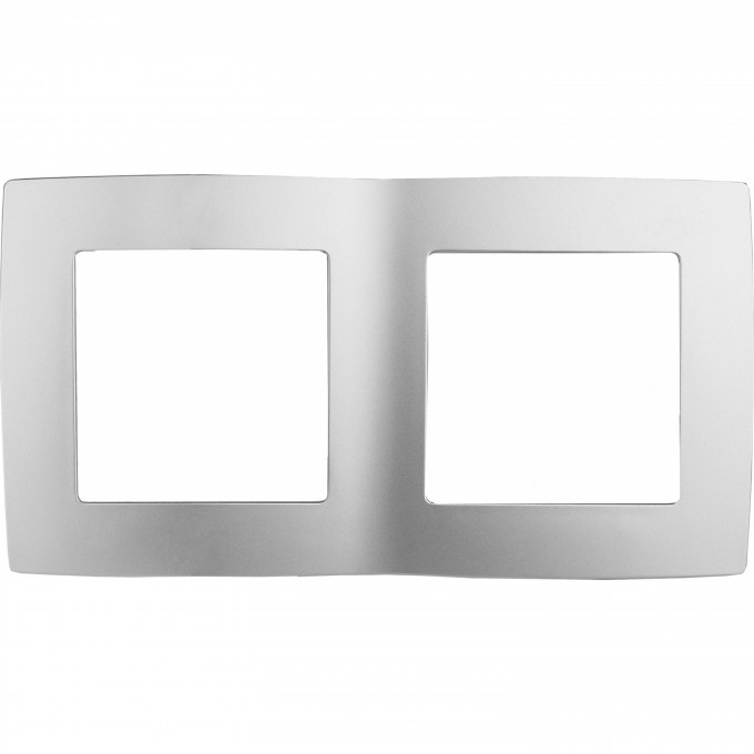 Рамка ЭРА 12-5002-03 на 2 поста Эра12 алюминий B0014753 Рамка ЭРА 12-5002-03 на 2 поста Эра12 алюминий B0014753