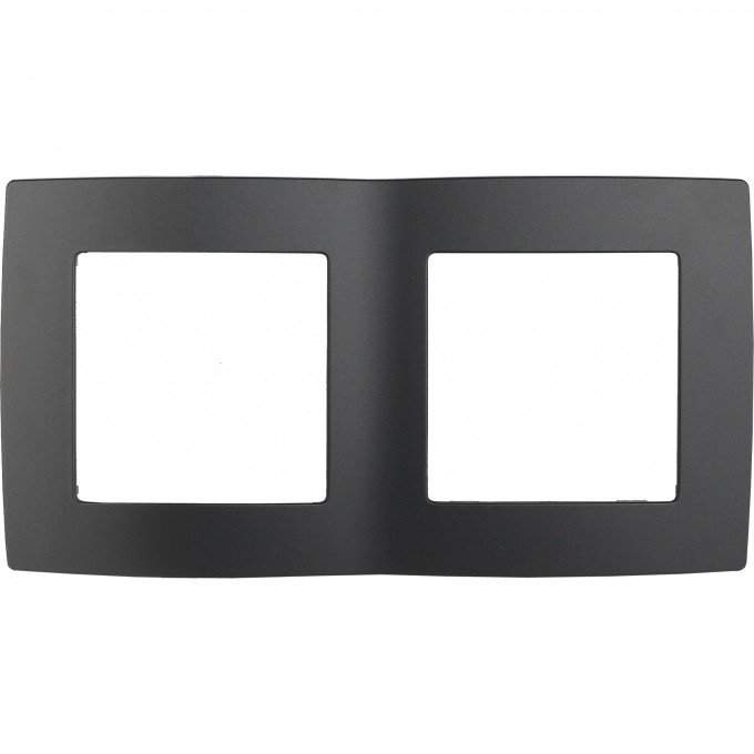 Рамка ЭРА 12-5002-05 на 2 поста, Эра12 антрацит B0014755 Рамка ЭРА 12-5002-05 на 2 поста, Эра12 антрацит B0014755