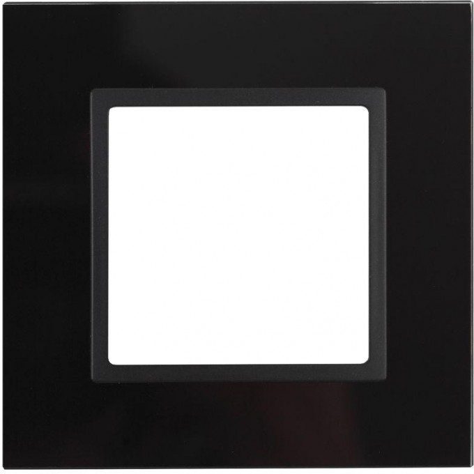 Рамка ЭРА ELEGANCE 14-5101-05 стекло черный+антрацит B0034474 Рамка ЭРА ELEGANCE 14-5101-05 стекло черный+антрацит B0034474