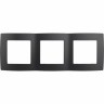 Рамка ЭРА Рамка на 3 поста антрацит B0014765 Рамка ЭРА Рамка на 3 поста антрацит B0014765