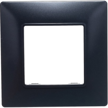 Рамка на 1 пост ЭРА ELEGANCE 14-5001-05 антрацит Рамка на 1 пост ЭРА ELEGANCE 14-5001-05 антрацит