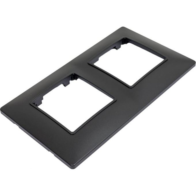 Рамка на 2 поста ЭРА ELEGANCE 14-5002-05 антрацит B0034391 Рамка на 2 поста ЭРА ELEGANCE 14-5002-05 антрацит B0034391