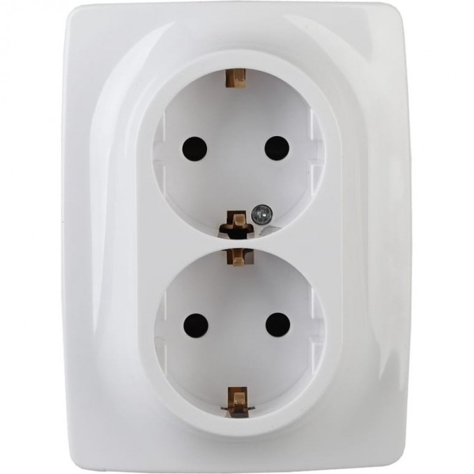 Розетка 2-м СП ЭРА 12 12-2106-01 16А IP20 16AX 250В 2х2P+E Schuko бел. Б0031228 B0031228 Розетка 2-м СП ЭРА 12 12-2106-01 16А IP20 16AX 250В 2х2P+E Schuko бел. Б0031228 B0031228