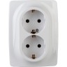 Розетка 2-м СП ЭРА 12 12-2106-01 16А IP20 16AX 250В 2х2P+E Schuko бел. Б0031228 B0031228 Розетка 2-м СП ЭРА 12 12-2106-01 16А IP20 16AX 250В 2х2P+E Schuko бел. Б0031228 B0031228