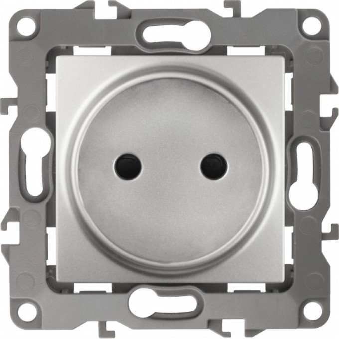 Розетка ЭРА 12-2105-03 2P 16A-250В IP20 ЭРА 12 алюминий B0018256 Розетка ЭРА 12-2105-03 2P 16A-250В IP20 ЭРА 12 алюминий B0018256