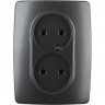 Розетка ЭРА 12-2107-05 2X2P 16A-250В IP20 ЭРА 12 антрацит B0031242 Розетка ЭРА 12-2107-05 2X2P 16A-250В IP20 ЭРА 12 антрацит B0031242