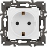 Розетка ЭРА ELEGANCE Б0065800 14-2101-01М 2P+E Schuko 16А-250В матовый белый B0065800