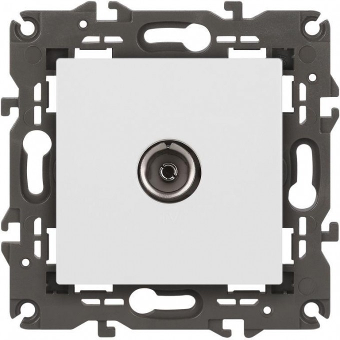 Розетка ЭРА ELEGANCE Б0065813 14-3101-01М TV одиночная матовый белый B0065813