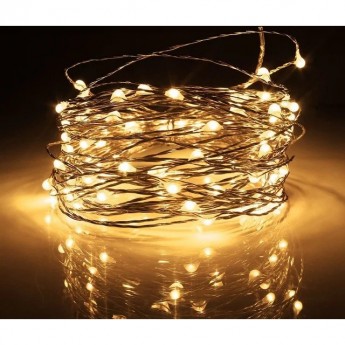 Садовая гирлянда ЭРА ERASF22-18 НИТЬ на солнечной батарее теплый свет Садовая гирлянда ЭРА ERASF22-18 НИТЬ на солнечной батарее теплый свет