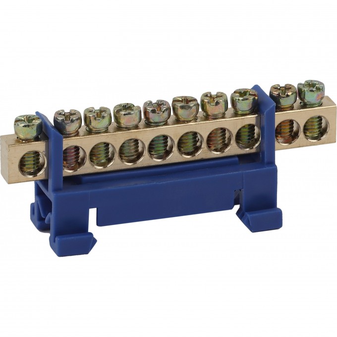 Шина ЭРА N "ноль" в изоляторе типа стойка ШНИ 6х9-10-Д B0044125 Шина ЭРА N "ноль" в изоляторе типа стойка ШНИ 6х9-10-Д B0044125