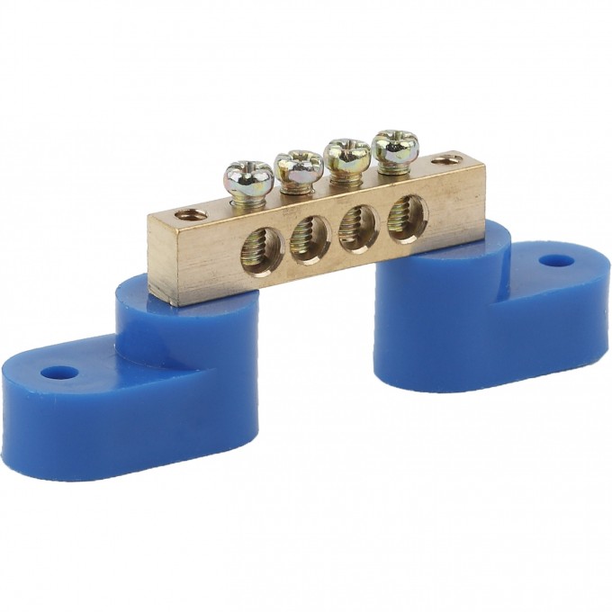 Шина N ноль на двух угловых изоляторах ЭРА ШНИ-6х9-4-У2 NO-222-54 син. уп.20шт Б0033434 B0033434 Шина N ноль на двух угловых изоляторах ЭРА ШНИ-6х9-4-У2 NO-222-54 син. уп.20шт Б0033434 B0033434