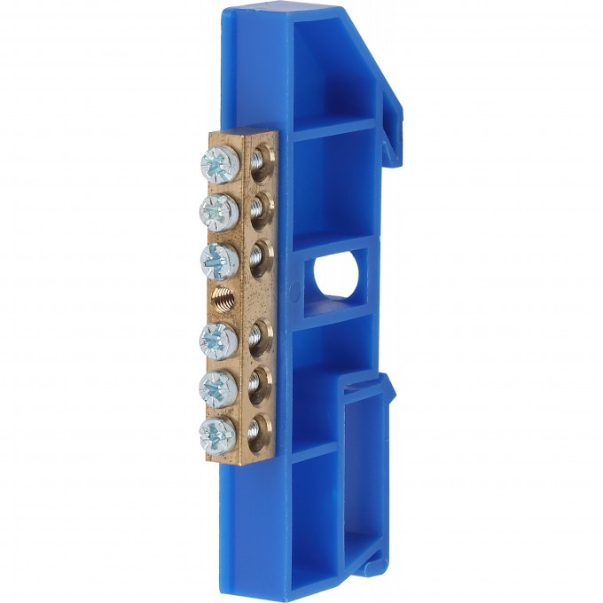 Шина PE земля на DIN-изол. ЭРА ШНИ-8х12-6-Д NO-222-50 син. Б0033378 B0033378 Шина PE земля на DIN-изол. ЭРА ШНИ-8х12-6-Д NO-222-50 син. Б0033378 B0033378