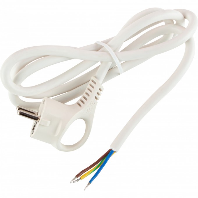 Шнур сетевой с вилкой ЭРА 1.5м с заземл. ПВС 3х1.5 бел. U-3x1.5-1.5m-W Б0048704 B0048704 Шнур сетевой с вилкой ЭРА 1.5м с заземл. ПВС 3х1.5 бел. U-3x1.5-1.5m-W Б0048704 B0048704