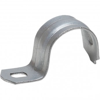 Скоба ЭРА металлическая однолапковая D 19-20мм 100шт Скоба ЭРА металлическая однолапковая D 19-20мм 100шт