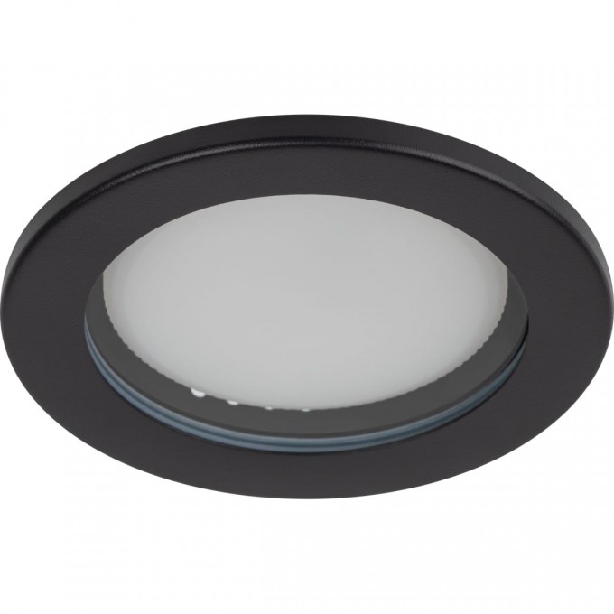 Светильник ЭРА Б0055812 KL95 SBK под лампу GX53 IP44 влагозащищенный встраиваемый черный B0055812 Светильник ЭРА Б0055812 KL95 SBK под лампу GX53 IP44 влагозащищенный встраиваемый черный B0055812