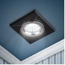 Светильник ЭРА DK8 CH/BK декор стекло квадрат MR16 12V/220V 50W хром/черный C0043792 Светильник ЭРА DK8 CH/BK декор стекло квадрат MR16 12V/220V 50W хром/черный C0043792