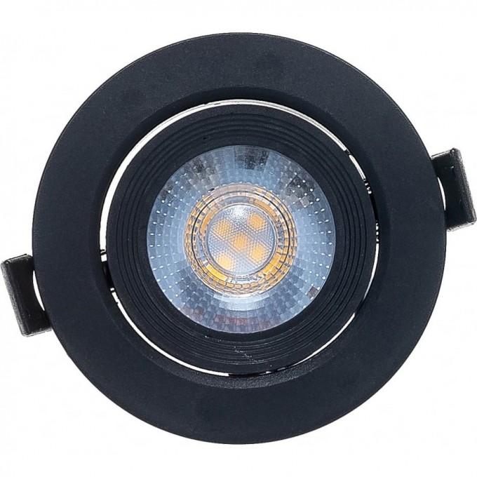 Светильник ЭРА KL LED 22A-5 4K BK светодиодный круглый поворотн. LED SMD 5W 4000K, черный B0039687 Светильник ЭРА KL LED 22A-5 4K BK светодиодный круглый поворотн. LED SMD 5W 4000K, черный B0039687