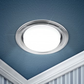 Светильник ЭРА KL35 SL/CH под лампу GХ53 220V 13W серебро/хром Светильник ЭРА KL35 SL/CH под лампу GХ53 220V 13W серебро/хром