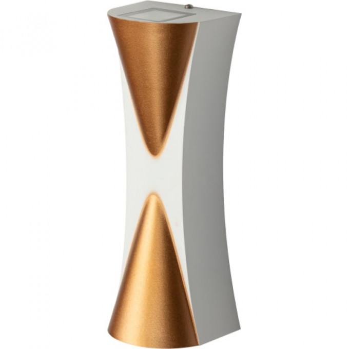 Светильник светодиодный ЭРА Б0054423 WL43 WH+GD 6Вт 3500К для интерьера/фасадов IP54 белый/золото B0054423 Светильник светодиодный ЭРА Б0054423 WL43 WH+GD 6Вт 3500К для интерьера/фасадов IP54 белый/золото B0054423