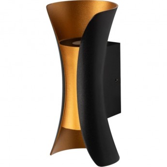 Светильник светодиодный ЭРА WL42 BK+GD 10Вт 3500К IP54 для интерьера/фасадов черный/золотой Светильник светодиодный ЭРА WL42 BK+GD 10Вт 3500К IP54 для интерьера/фасадов черный/золотой