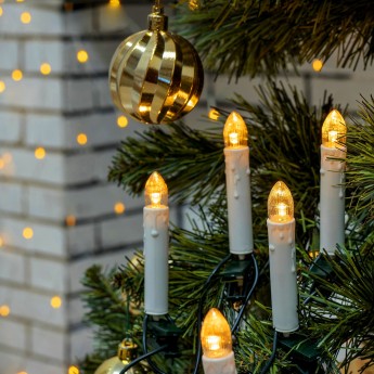 Светодиодная новогодняя гирлянда ЭРА ЕGNIG - CAN нить СВЕЧИ 3,8 м теплый белый динамичный 20 LED Светодиодная новогодняя гирлянда ЭРА ЕGNIG - CAN нить СВЕЧИ 3,8 м теплый белый динамичный 20 LED