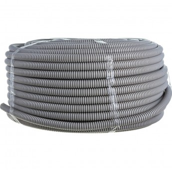 Труба гофрированная ЭРА Б0020110 ПВХ легкая d20мм с протяжкой серая 100м Труба гофрированная ЭРА Б0020110 ПВХ легкая d20мм с протяжкой серая 100м